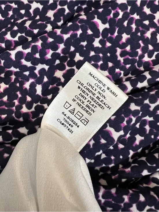 Ann Taylor Navy and White Cap-Sleeve Sheath Dress - Picture 4 of 7